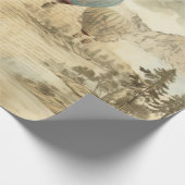 ヴィンテージ温風風船(7) ラッピングペーパー (角)