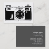 ヴィンテージ測距カメラ 名刺 (正面/裏面)
