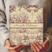 ヴィンテージ湖イエローレッドトイレデジュイミモノグラム ラッピングペーパーシート