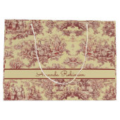 ヴィンテージ湖イエローレッドトイレデジュイミモノグラム ラージペーパーバッグ (裏面)