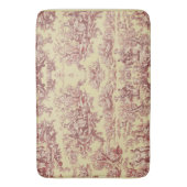 ヴィンテージ湖イエローレッドトイレデジュイ バスマット (正面縦)