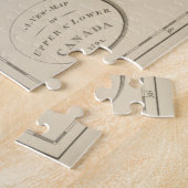 ヴィンテージ湖素晴らしの地図（1794年） ジグソーパズル (側面)