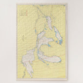 ヴィンテージ湖素晴らし図(1966年) ジグソーパズル (縦)