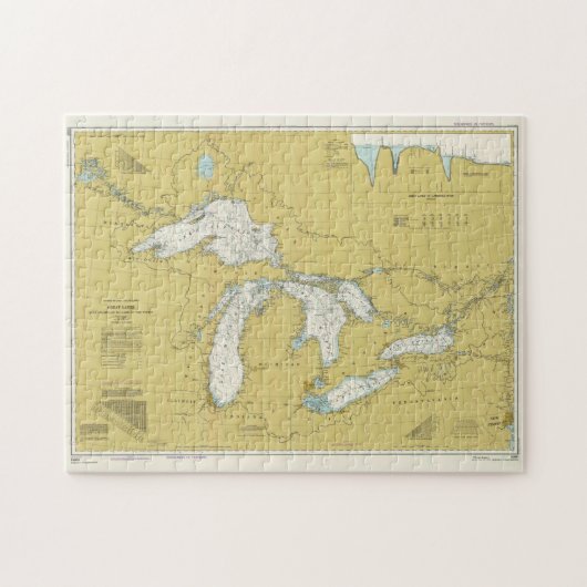 ヴィンテージ湖素晴らし図(1979年) ジグソーパズル (横)