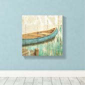 ヴィンテージ湖 キャンバスプリント (インサイチュ (ウッドフロア))