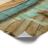 ヴィンテージ湖 ポスター (角)