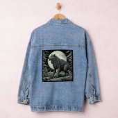 ヴィンテージ満月の前 デニムジャケット (ハンガー)