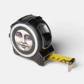 ヴィンテージ満月の男性フル顔白黒 メジャー (傾斜)