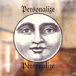 ヴィンテージ満月顔 ウィンドウサイン