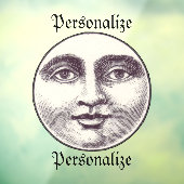 ヴィンテージ満月顔 ウィンドウサイン (シート3)