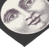 ヴィンテージ満月顔 ショートテーブルランナー (コーナー)