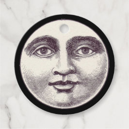 ヴィンテージ満月顔 フェイバータグ