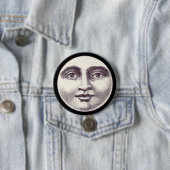 ヴィンテージ満月顔 缶バッジ (インサイチュ)