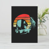 ヴィンテージ溶接ヘルメットシルエットギフト|ウェルダー 案内状 (スタンド正面)