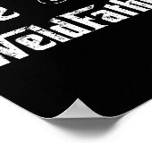 ヴィンテージ溶接溶接溶接機の溶接パパ脂肪 ポスター (角)