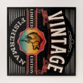 ヴィンテージ漁業限定版 ジグソーパズル (横)