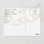 ヴィンテージ漫画ありがとう ポストカード (裏面)