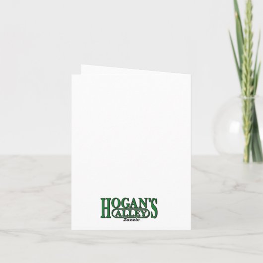 ヴィンテージ漫画の表紙のメモカード ノートカード (裏面)