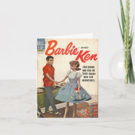 ヴィンテージ漫画の表紙のメモカード ノートカード