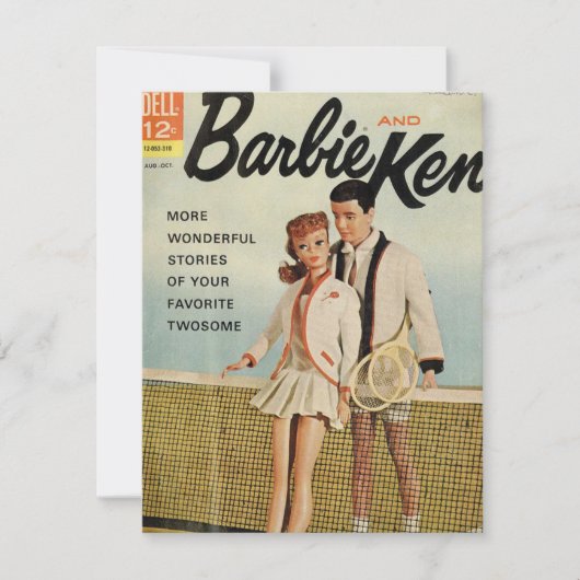 ヴィンテージ漫画の表紙のメモカード ノートカード (正面)