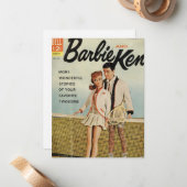 ヴィンテージ漫画の表紙のメモカード ノートカード (正面/裏面インサイチュ)