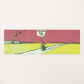 ヴィンテージ漫画アートヨガマット ヨガマット (裏面(横))