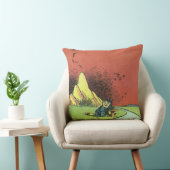 ヴィンテージ漫画アート「スリーピングカート」装飾用クッション クッション (椅子)