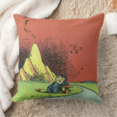 ヴィンテージ漫画アート「スリーピングカート」装飾用クッション クッション (ブランケット)