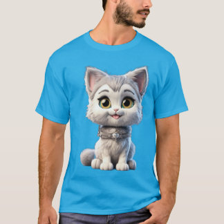 ヴィンテージ漫画キャッよくはしゃぐト – ミーツクラシックアート Tシャツ