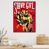 ヴィンテージ漫画ストリップ –  ポスター (キッチン)