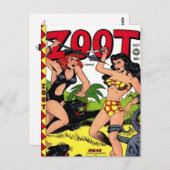 ヴィンテージ漫画ストリップ –  ポストカード (正面/裏面)