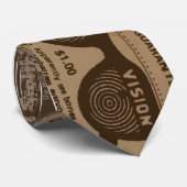 ヴィンテージ漫画ブックアドブラウンネクタイ ネクタイ (ロール)