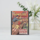 ヴィンテージ漫画ブックカバーアート ポストカード (スタンド正面)