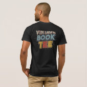 ヴィンテージ漫画ブックスローガンT Tシャツ (裏面フル)