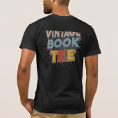 ヴィンテージ漫画ブックスローガンT Tシャツ (裏面)