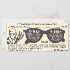 ヴィンテージ漫画ブックX線仕様ノートカード