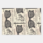 ヴィンテージ漫画本分類広告ラッピング紙 ラッピングペーパーシート (正面2)