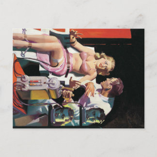 ヴィンテージ漫画風変わりハロウィーン ポストカード