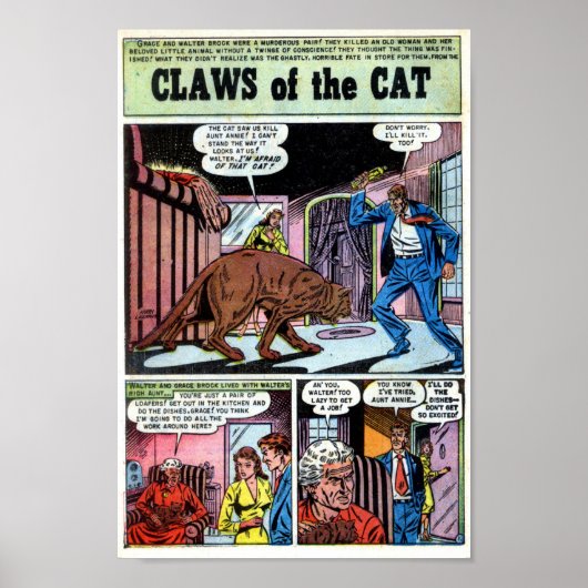 ヴィンテージ漫画 ポスター (正面)