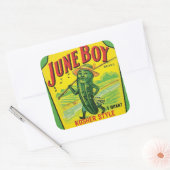 ヴィンテージ漬物食品ラベル スクエアシール (封筒)