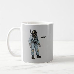 ヴィンテージ潜水艇Mark v潜水ヘルメット コーヒーマグカップ
