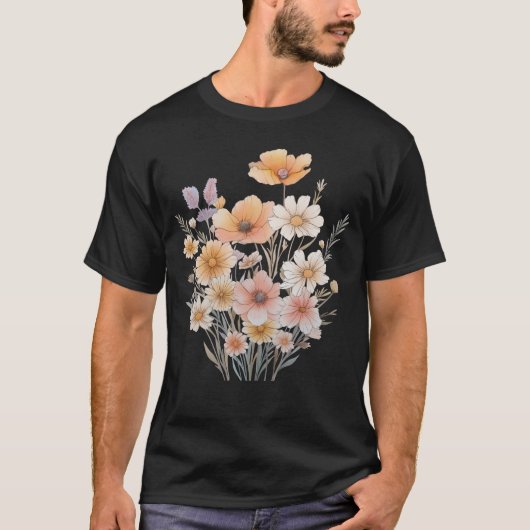 ヴィンテージ澄ん花 Tシャツ (正面)