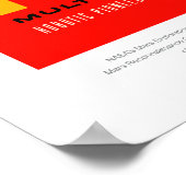 ヴィンテージ火星史跡宇宙旅行 ポスター (角)