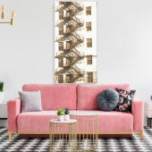 ヴィンテージ火災 キャンバスプリント (インサイチュ (リビング))