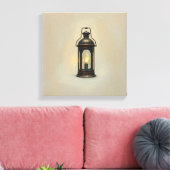 ヴィンテージ灯光 キャンバスプリント (インサイチュ (リビング))