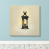 ヴィンテージ灯光 キャンバスプリント (インサイチュ (ウッドフロア))