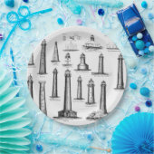 ヴィンテージ灯台コレクション ペーパープレート (パーティー)