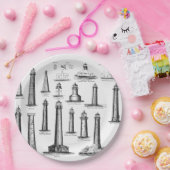 ヴィンテージ灯台コレクション ペーパープレート (パーティー)