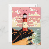 ヴィンテージ灯台 シーズンポストカード (正面/裏面)