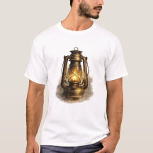 ヴィンテージ灯油ランタン グローオイルランプ Tシャツ